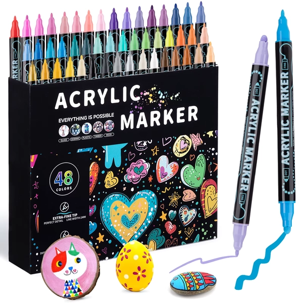 48 Acrylic Markers