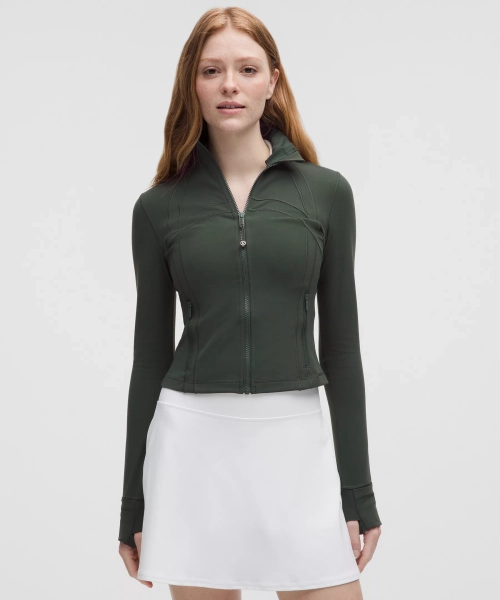 Define Cropped Jacket *Nulu - Rainforest Green - 6