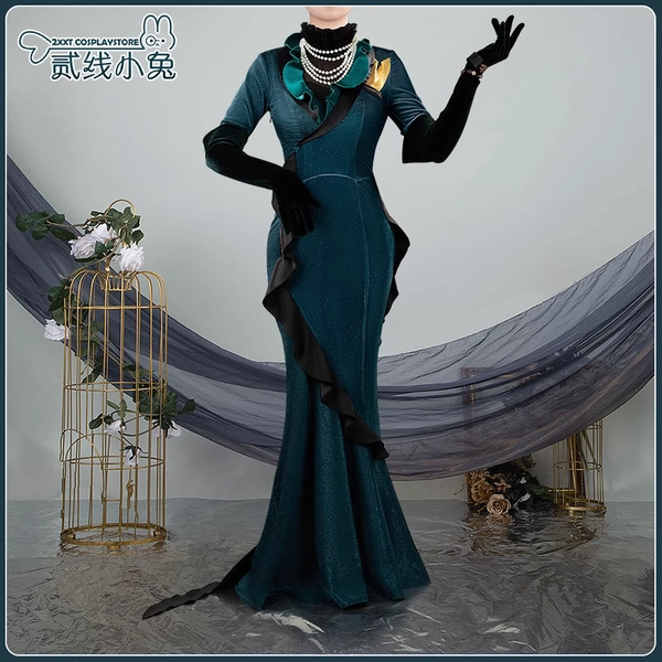 Second-Line Bunny Twisted Wonderland Coat Coral Sea Georgina Leach cosplay Costume