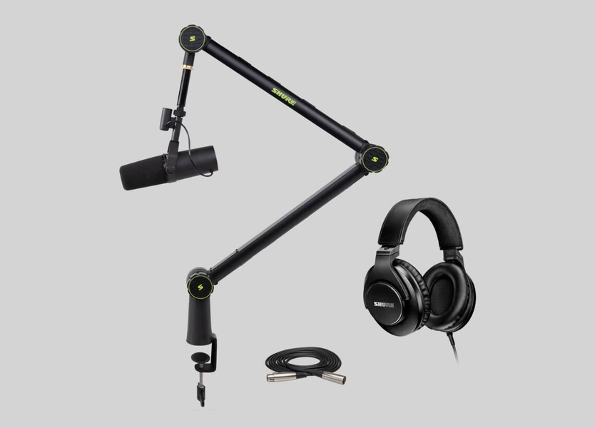 Shure SM7B Mic + Arm + Headset