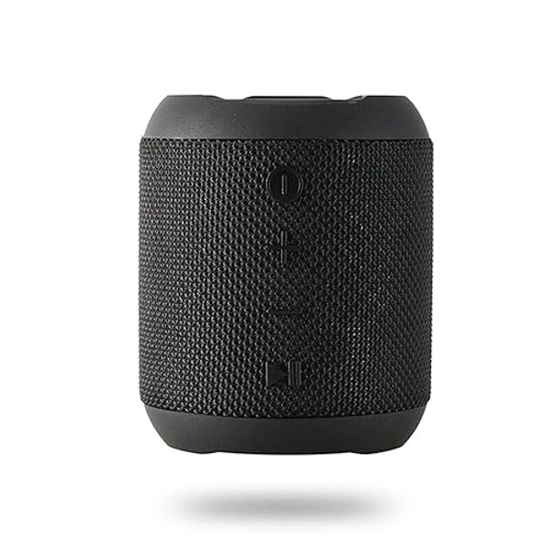 Enceinte Bluetooth Portable, Mini Enceinte Portable sans Fil Étanche 360° HD Stéréo avec FM Radio, 16 Heures Autonomie Microphone Intégré Support Carte TF, AUX pour Cyclisme, Extérieur, Douche, Sport