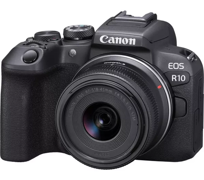 CANON EOS R10 Mirrorless Camera with RF-S 18-45 mm f/4.5-6.3 IS STM Lens