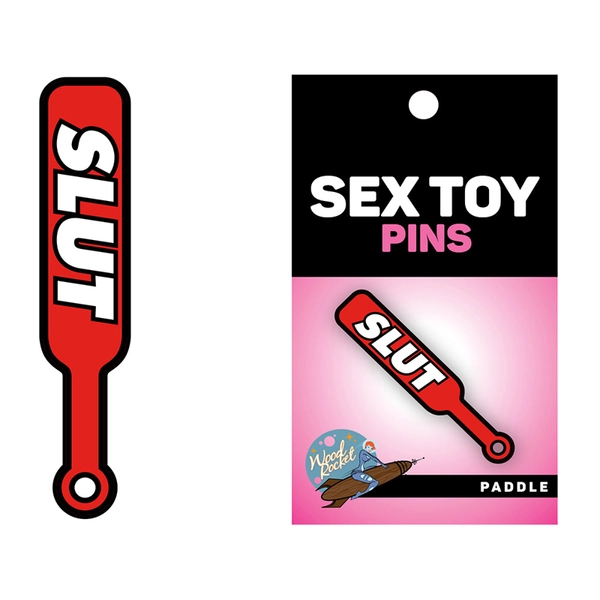 Wood Rocket LLC Sex Toy Pin Paddle Slut