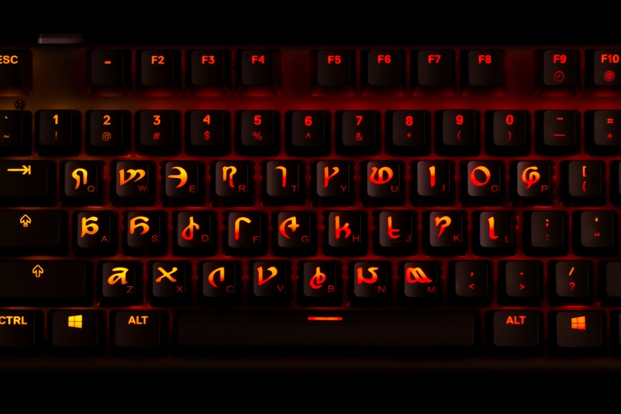 FFXIV Keycap Set, Artisan Keycaps, Custom Keys for Cherry MX Keyboard, Gamer Gifts