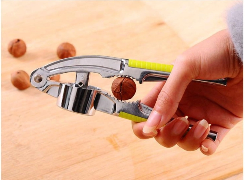 Stainless Steel Multi Purpose Garlic, Nuts and Food Cracker 2 PCS SET