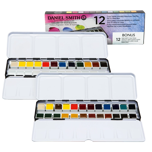 Extra Fine™ Watercolors Sets im Metalkasten