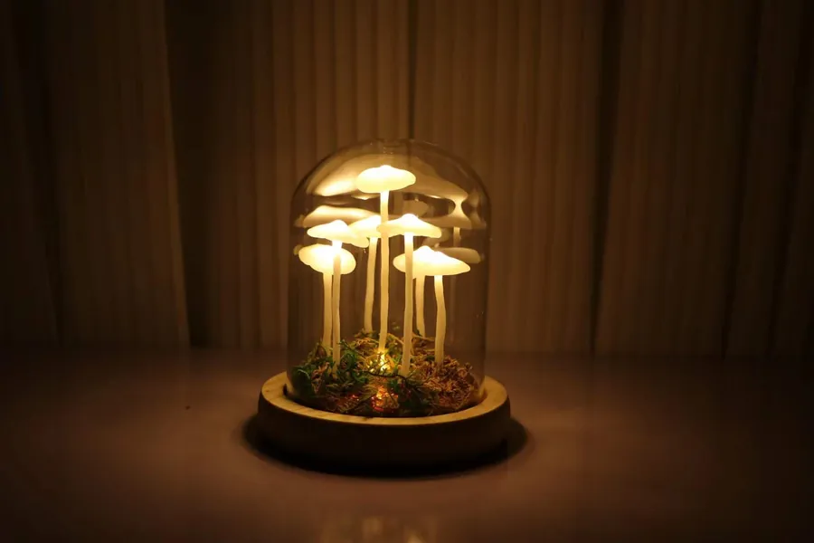 Hand-Made Original Night Light/Cute Retro Mushroom Night Light /Gift Light/Handmade mushroom lamp
