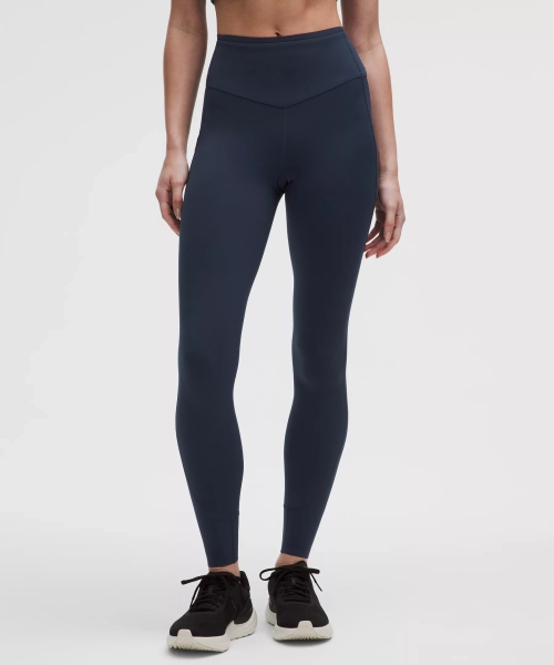 lululemon Go Further Super-High-Rise Race Tight 28" - Club Blue - 8