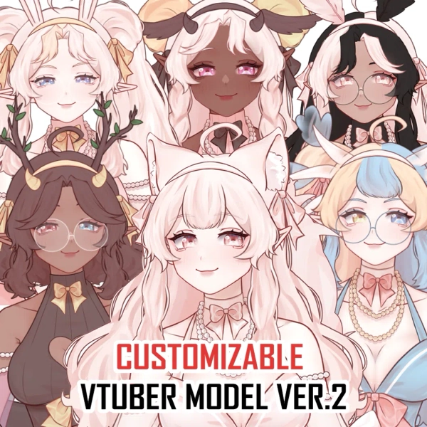 V.2 Customizable Premade Model by may (@maygebee)