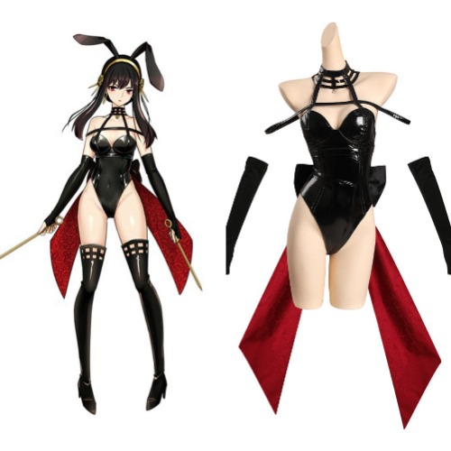 SPY×FAMILY - Bunny Girls Yor Forger Original Design Halloween Cosplay Costume - Cossky® | Female / M