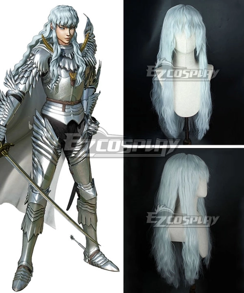 Berserk Griffith White Cosplay Wig