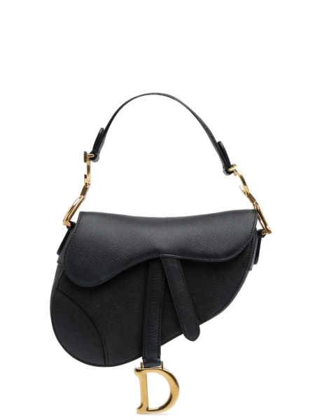 Christian Dior Pre-Owned 2019 Mini Grained Calfskin Saddle satchel | One Size