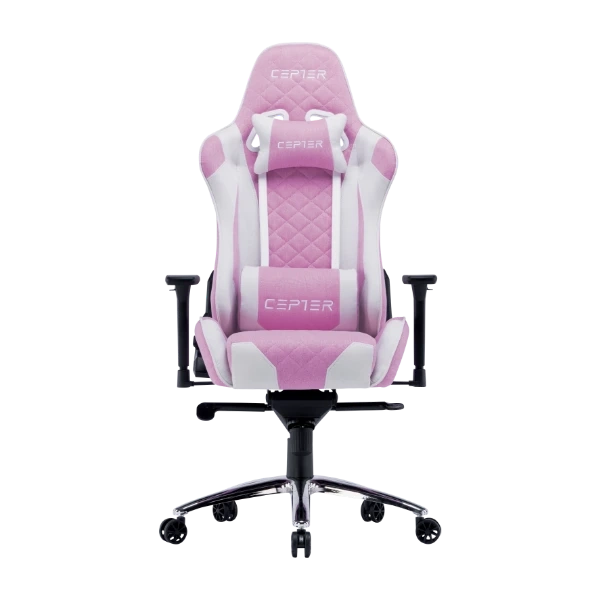 Ny gaming stol, lyserød & hvid da jeg har ødelagt min