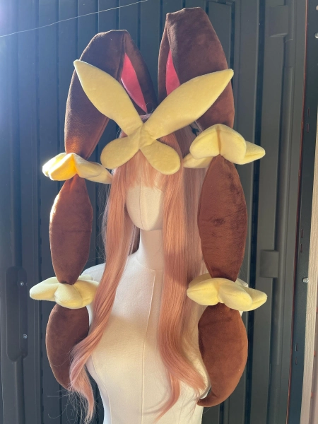 Mega Lopunny and Shiny ears pokemon cosplay