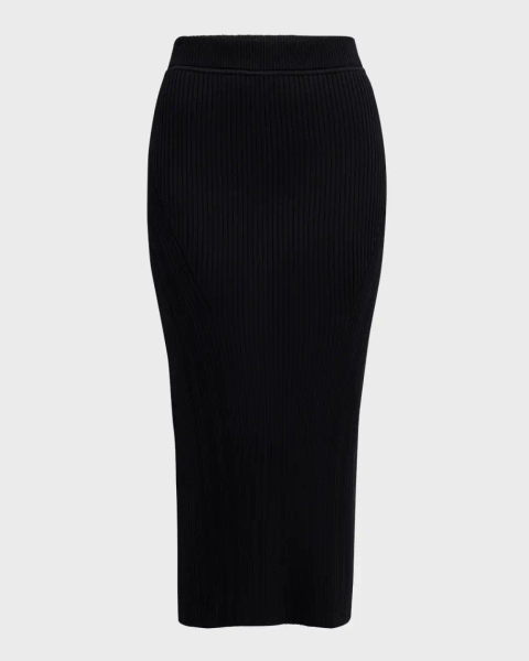A.L.C. Joni Ribbed Midi Skirt