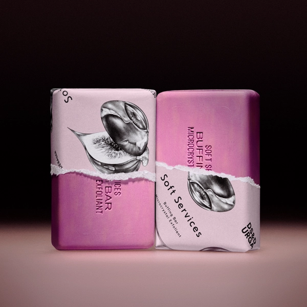 D.S. & Durga Debaser Buffing Bar | Microcrystal Exfoliant for Body | Soft Services | the body skin experts ™