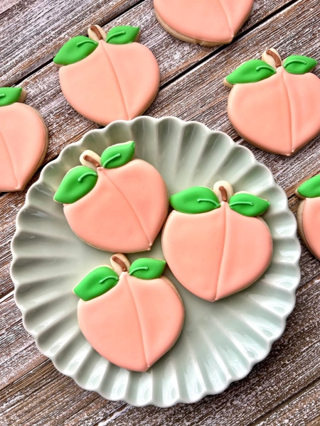 Peach Sugar Cookies by SugarByMichelle