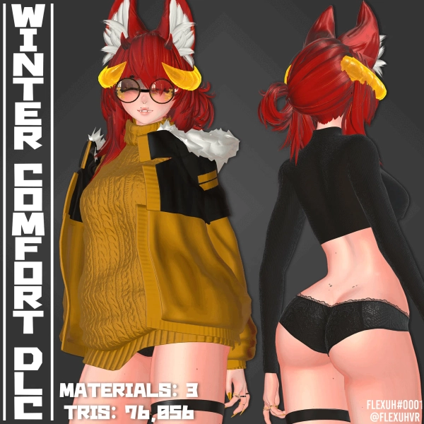 [DLC] Winter Comfort Outfit by flexuh on Jinxxy
