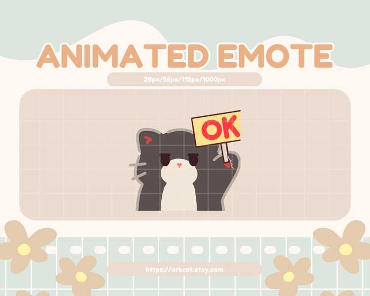 Okay Tuxedo Cat Emote