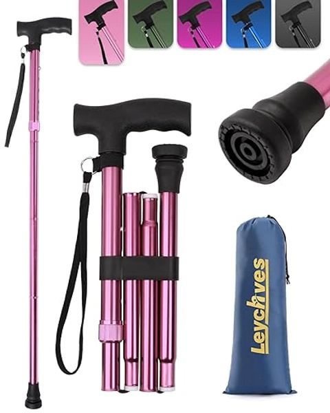 Walking Canes for Women Folding Walking Cane Adjustable Collapsible Cane for Seniors, Men and Women