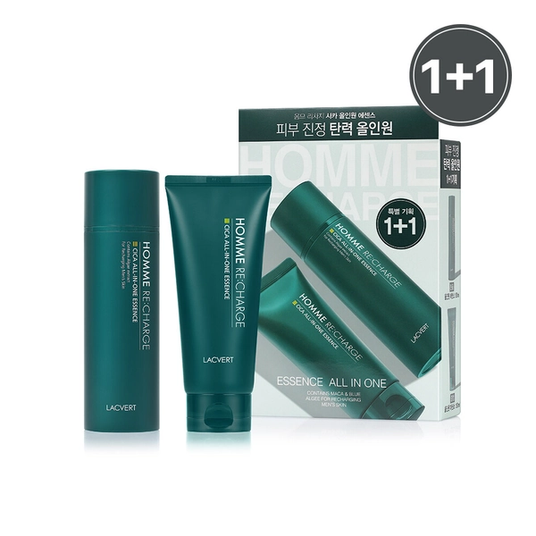 LACVERT Homme Re:charge Cica All-In-One Essence 1+1 Set | OLIVE YOUNG Global