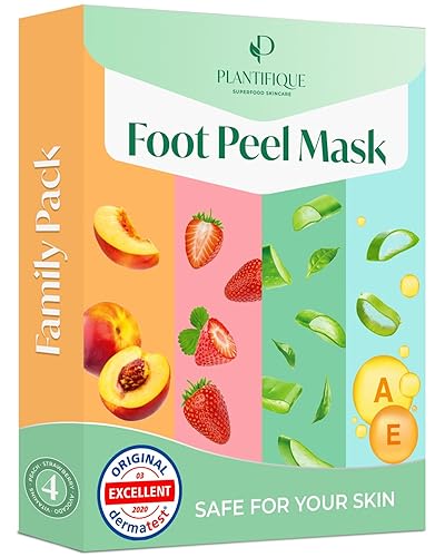 PLANTIFIQUE Masque exfoliant Pied Édition spéciale 4 PAIRES 
