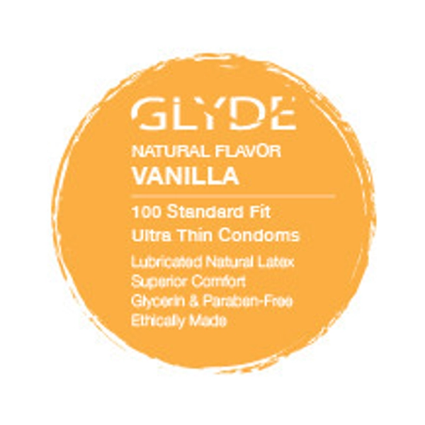 GLYDE ULTRA Organic Flavored Vanilla 100-Count