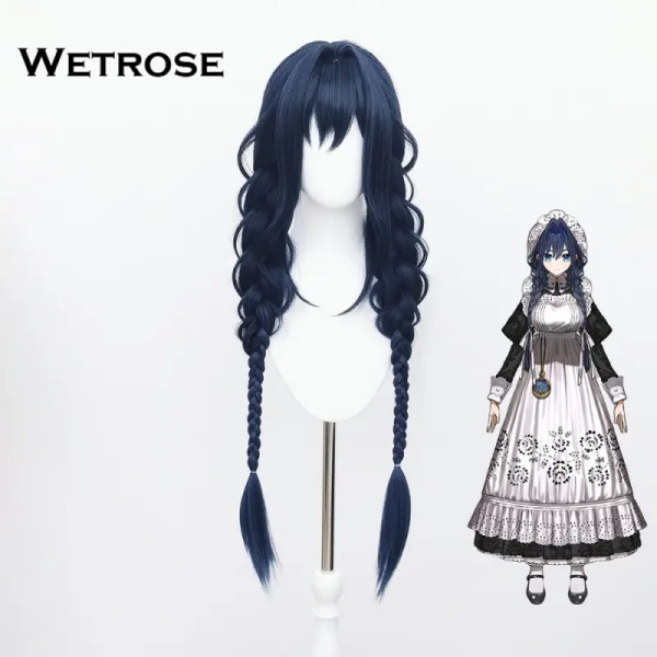 [Wetrose] In Stock Ouro Kronii Hololive EN Vtuber Cosplay Wig