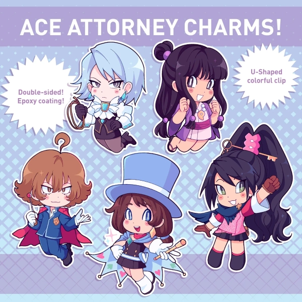 Ace Attorney Charms