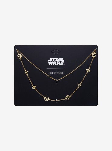 Her Universe Star Wars Icons Layered Necklace Her Universe Exclusive