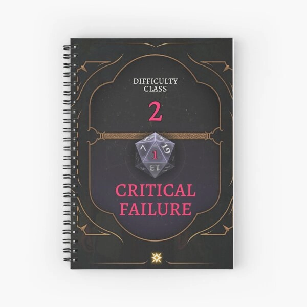Baldurs Gate Critical Failure Journal