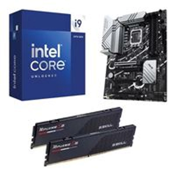  Intel Core i9-14900K, ASUS Z790 Gaming WiFi7, G.Skill Ripjaws S5 32GB DDR5 6000 Kit, Computer Build Bundle