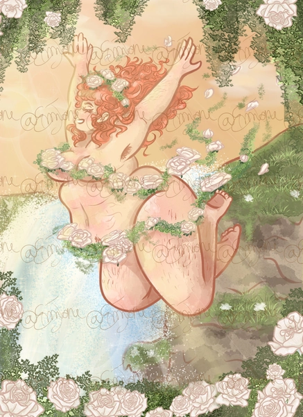 The Fool Print - Fat Folks Tarot - Fat Positive - Body positive - Fat Positive - Art Print