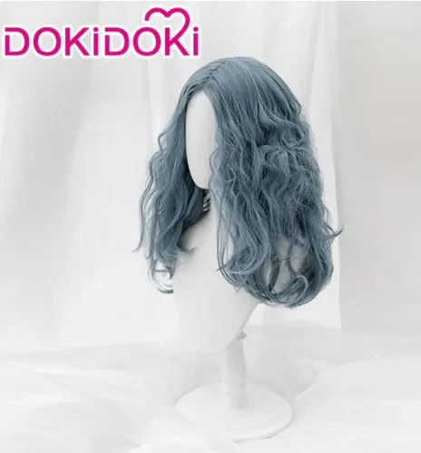 Dokidoki Game Cosplay Elden Ring Cosplay Ranni Cosplay Wig Game Blue Grey Hair | RanniC-PRESALE