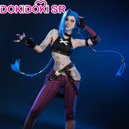 【Size S-2XL】DokiDoki-SR  Game Cosplay Costume / Tattoo Sticker | Costume Only-M-Order Processing Time Refer to Description Page