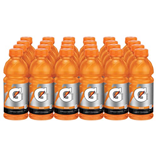 Gatorade Orange Sports Drink, 591 ml Bottles ("4 packs of 6 "=24 count) - Orange - Sports Drink