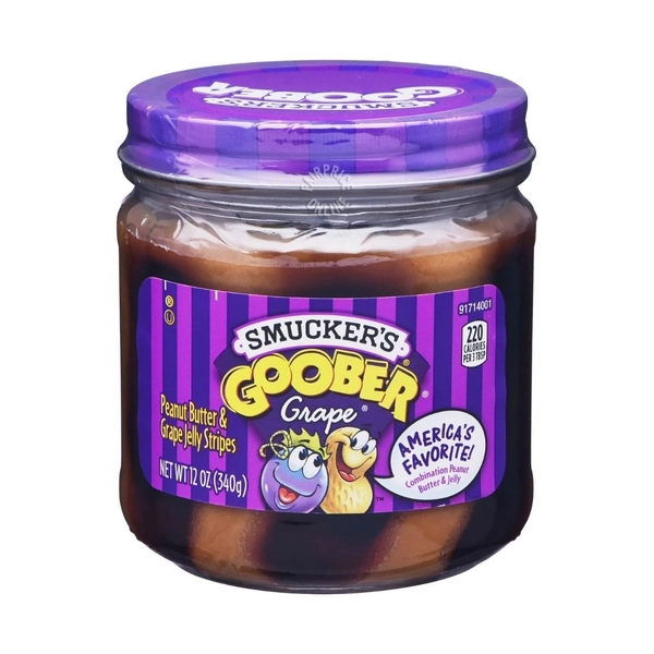 Smucker's Goober Grape Peanut Butter 340g