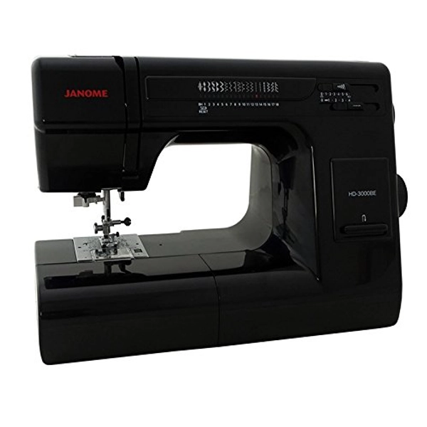 Janome Heavy Duty HD-3000 Black Edition Sewing Machine with Bonus 6 Piece Quilting Kit