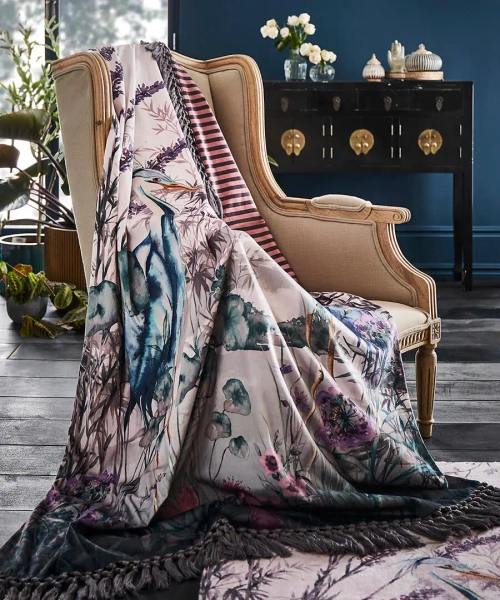 Harmonious Herons Reversible Throw