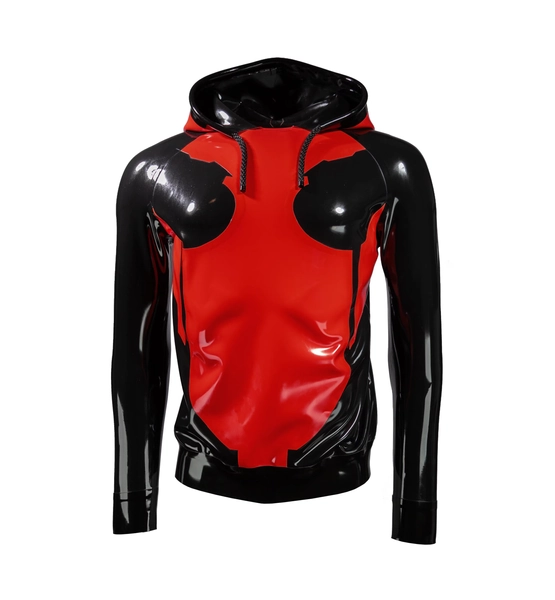 Hoodie GAMER Latex Streetwear oversize hoodie with laser motif RRP 599,- Xs to Xxl for women & men