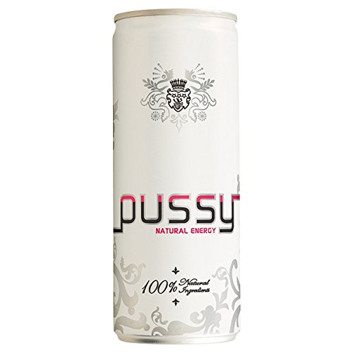Pussy Natural Energy Drink 250Ml (Pack Of 24 X 250Ml)