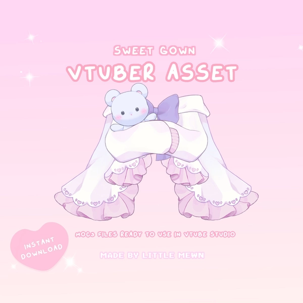 VTuber Asset | Rigged Sweet Gown