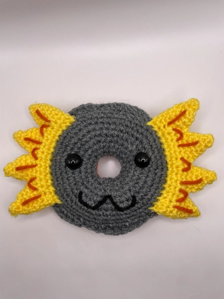 Axel Syrios Axelotl Crochet Donut Cute Handmade Holostars Mascot - Etsy