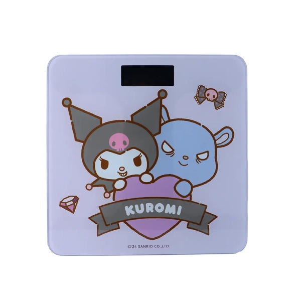 Bascula Digital Sanrio My Melody Vidrio Templado Rosa 28x28x2 cm