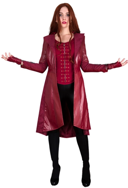 Wanda Maximoff Scarlet Witch Cosplay Costume Coat Inspired by Avengers: Infinity War Make to Order