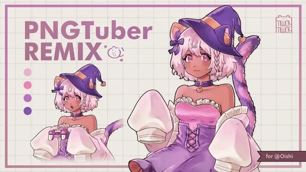 PNGtuber REMIX/ PLUS Model by mwoy (@mwoy_mwoy)