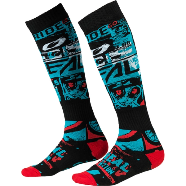 Oneal Pro Ride Black/Blue Socks at MXstore