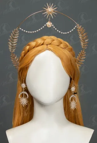 The Legend of Zelda Princess Zelda Cosplay Accessory Hair Crown Headwear and Earrings