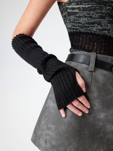 Knitted Fingerless Arm Sleeves