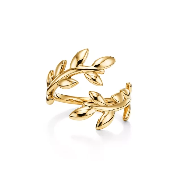 Paloma Picasso® Olive Leaf Bypass Ring in Yellow Gold